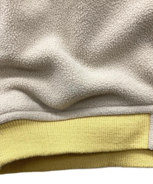 Patagonia（パタゴニア）Patagonia (パタゴニア) メンズ・リバーシブル・シェルド・マイクロディニ・ジャケット　フリースジャケット ベージュ×イエロー サイズ:Ｍの古着・服飾アイテム