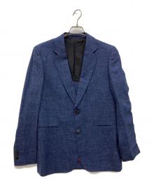 PAUL SMITH（ポールスミス）の古着「ウールリネン2Bテーラードジャケット」｜ブルー