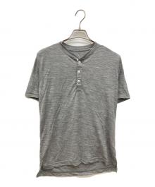 山と道（ヤマトミチ）の古着「ヘンリーネックＴシャツ」｜グレー