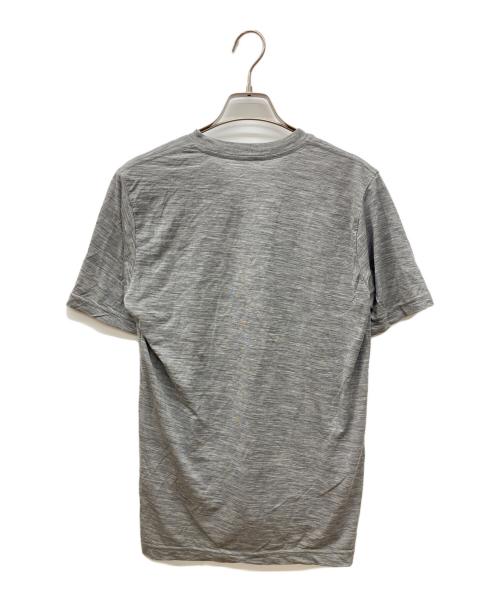 山と道（ヤマトミチ）山と道 (ヤマトミチ) ヘンリーネックＴシャツ グレー サイズ:Mの古着・服飾アイテム