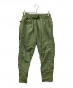 山と道ヤマトミチ）の古着「ワンタック5ポケットパンツ　イージーパンツ」｜カーキ