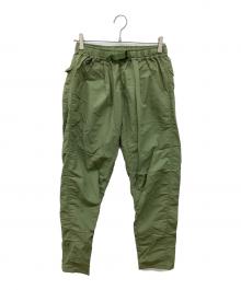山と道（ヤマトミチ）の古着「ワンタック5ポケットパンツ　イージーパンツ」｜カーキ