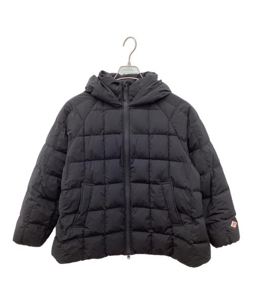 DANTON（ダントン）DANTON (ダントン) ミドルダウンAラインフーデッドジャケット ブラック サイズ:Ｓの古着・服飾アイテム