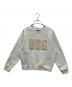 UGG（アグ）の古着「MADELINE FUZZY LOGO CREW NECK SWEAT」｜ホワイト