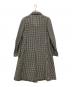 hysterics (ヒステリックス) 千鳥格子柄ロングコート　裏地花柄 グレー サイズ:Ｍ：6000円