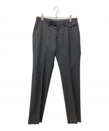 Thee Hysteric XXX（ジィ ヒステリックトリプルエックス）の古着「センタープレス レオパード柄スラックス」｜ブラック