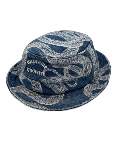 ＊SUPREME×HYSTERIC GLAMOUR スネーク バケットハット 中古・古着通販】SUPREME (シュプリーム) Hysteric Glamour