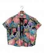 GUCCIグッチ）の古着「半袖シャツ　シャツブラウス」｜マルチカラー