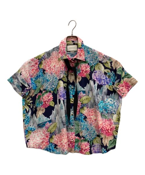 GUCCI（グッチ）GUCCI (グッチ) 半袖シャツ　シャツブラウス マルチカラー サイズ:36の古着・服飾アイテム