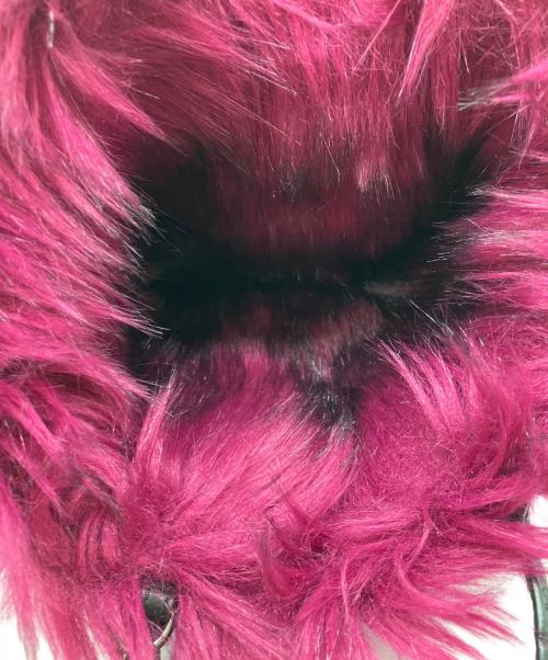 DIESEL（ディーゼル）DIESEL (ディーゼル) ファー付き2WAYバッグ ブラックの古着・服飾アイテム