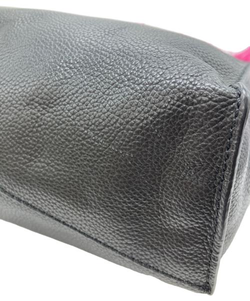 DIESEL（ディーゼル）DIESEL (ディーゼル) ファー付き2WAYバッグ ブラックの古着・服飾アイテム