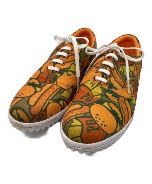 PEARLY GATES（パーリーゲイツ）PEARLY GATES (パーリーゲイツ) ローカットスニーカー ゴルフシューズ オレンジ サイズ:26の古着・服飾アイテム