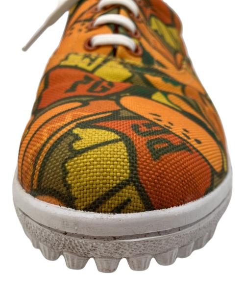 PEARLY GATES（パーリーゲイツ）PEARLY GATES (パーリーゲイツ) ローカットスニーカー ゴルフシューズ オレンジ サイズ:26の古着・服飾アイテム