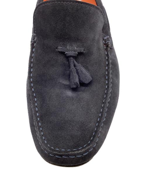 HERMES（エルメス）HERMES (エルメス) レオナルド モカシンシューズ ネイビー サイズ:40 1/2の古着・服飾アイテム