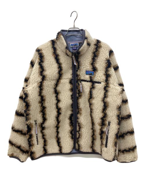 Patagonia（パタゴニア）Patagonia (パタゴニア) ナチュラル・ブレンド・レトロ・カーディガン　NATURAL BLEND RETRO CARDIGAN ベージュ サイズ:Lの古着・服飾アイテム