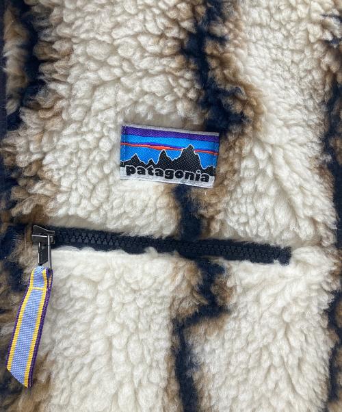 Patagonia（パタゴニア）Patagonia (パタゴニア) ナチュラル・ブレンド・レトロ・カーディガン　NATURAL BLEND RETRO CARDIGAN ベージュ サイズ:Lの古着・服飾アイテム