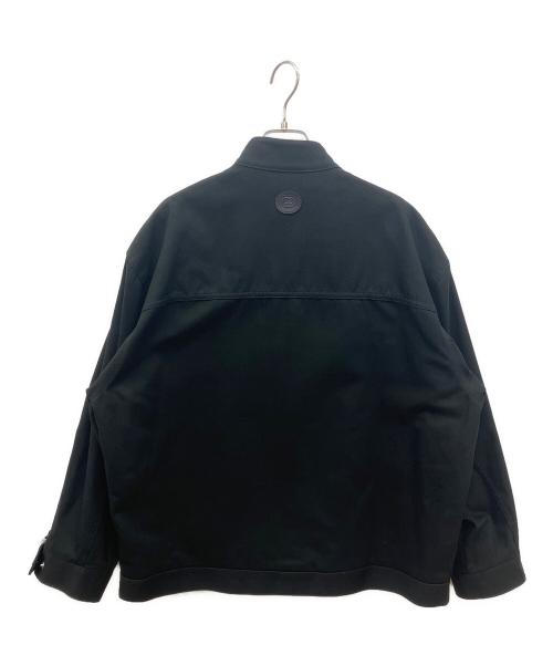 GUCCI（グッチ）GUCCI (グッチ) フロント ダブルジップ デニム ブルゾン ジャケット ブラック サイズ:42の古着・服飾アイテム