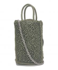 ANTEPRIMA（アンテプリマ）の古着「ワイヤーバッグ　アデッソ ミニアトゥーラ」｜グリーン