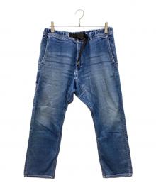 LEE×GRAMICCI（リー×グラミチ）の古着「DENIM PAINTER CROPPED PANTS　クライミングデニムパンツ」｜インディゴ