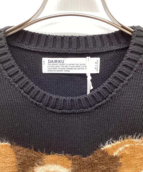 DAIRIKU（ダイリク）DAIRIKU (ダイリク) gremlins (グレムリン) GREMLiNS Pullover Knit プルオーバーニット ブラック サイズ:F 未使用品の古着・服飾アイテム