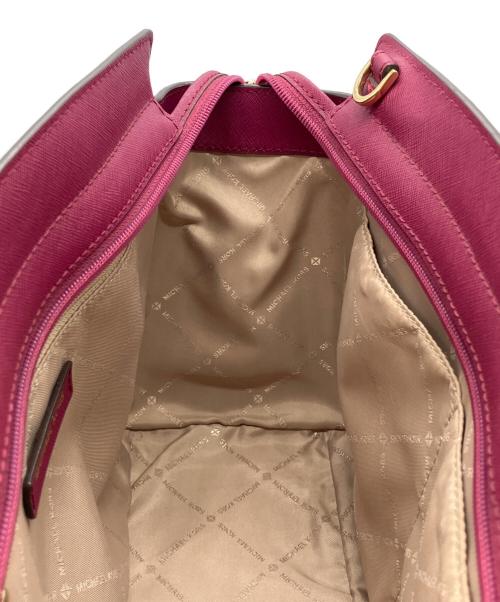 MICHAEL KORS（マイケルコース）MICHAEL KORS (マイケルコース) 2WAYバッグ レッドの古着・服飾アイテム