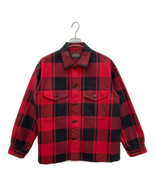 PENDLETON（ペンドルトン）PENDLETON (ペンドルトン) CPOシャツジャケット レッド サイズ:Ｌの古着・服飾アイテム