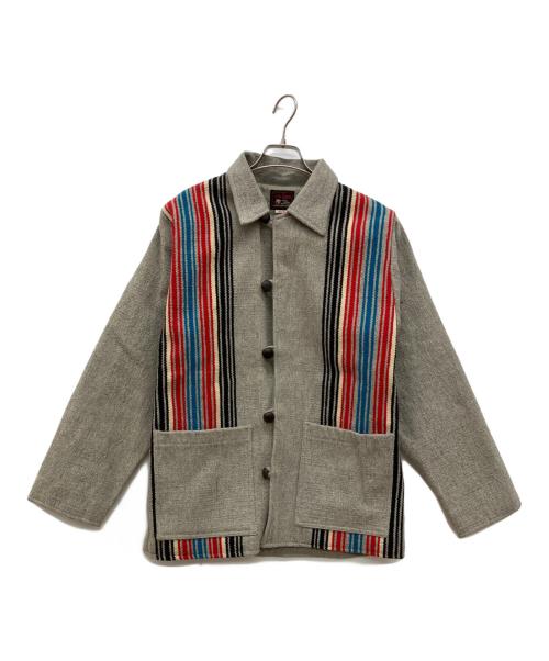 tribe square（トライブスクエア）tribe square (トライブスクエア) チマヨジャケットカバーオール グレー サイズ:36/38の古着・服飾アイテム