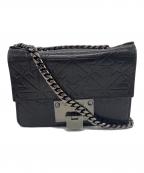 JIMMY CHOOジミーチュウ）の古着「ミニチェーンショルダーバッグ」｜ブラック