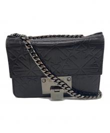 JIMMY CHOO（ジミーチュウ）の古着「ミニチェーンショルダーバッグ」｜ブラック