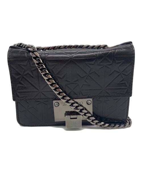 JIMMY CHOO（ジミーチュウ）JIMMY CHOO (ジミーチュウ) ミニチェーンショルダーバッグ ブラックの古着・服飾アイテム