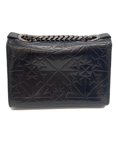 JIMMY CHOO（ジミーチュウ）JIMMY CHOO (ジミーチュウ) ミニチェーンショルダーバッグ ブラックの古着・服飾アイテム