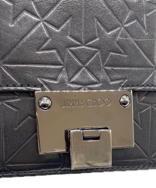 JIMMY CHOO（ジミーチュウ）JIMMY CHOO (ジミーチュウ) ミニチェーンショルダーバッグ ブラックの古着・服飾アイテム