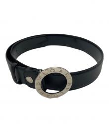 BVLGARI（ブルガリ）の古着「LOMEEA サークルバックルベルト」｜ブラック