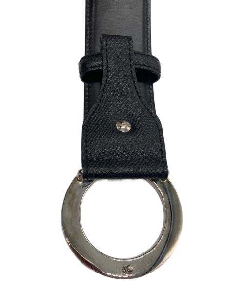 BVLGARI（ブルガリ）BVLGARI (ブルガリ) LOMEEA サークルバックルベルト ブラックの古着・服飾アイテム