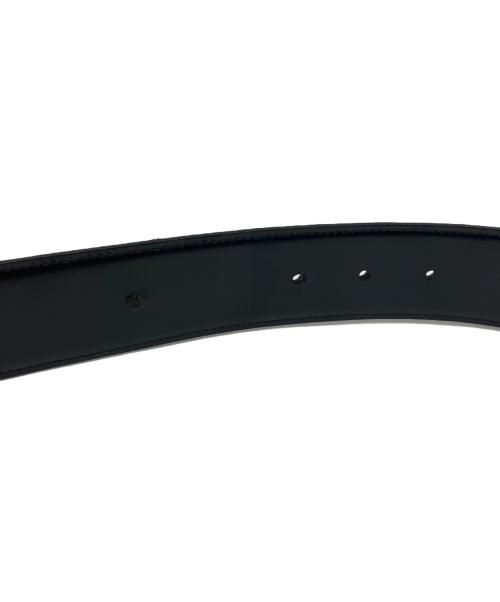 BVLGARI（ブルガリ）BVLGARI (ブルガリ) LOMEEA サークルバックルベルト ブラックの古着・服飾アイテム