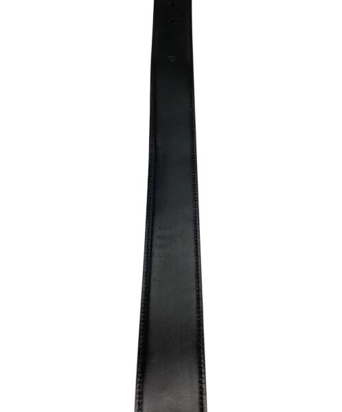 BVLGARI（ブルガリ）BVLGARI (ブルガリ) LOMEEA サークルバックルベルト ブラックの古着・服飾アイテム