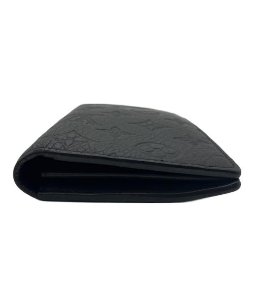 LOUIS VUITTON（ルイ ヴィトン）LOUIS VUITTON (ルイ ヴィトン) ポルトフォイユ ブラザ モノグラム 長財布 ブラックの古着・服飾アイテム