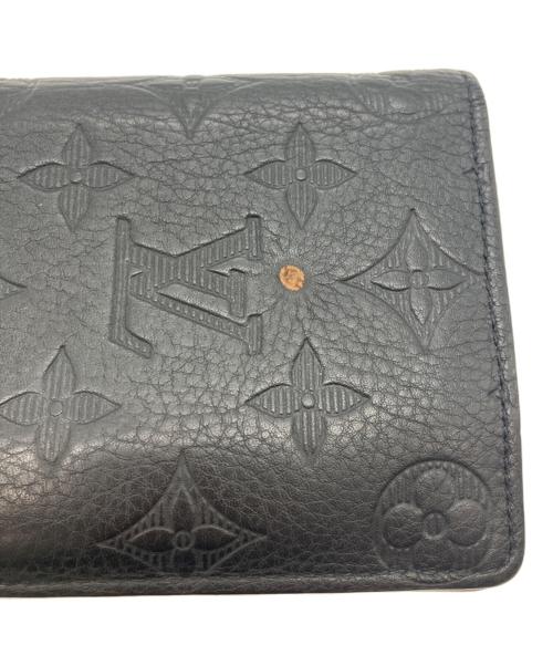 LOUIS VUITTON（ルイ ヴィトン）LOUIS VUITTON (ルイ ヴィトン) ポルトフォイユ ブラザ モノグラム 長財布 ブラックの古着・服飾アイテム