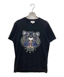 KENZO（ケンゾー）の古着「タイガープリントTシャツ」｜ブラック