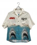 WACKO MARIAワコマリア）の古着「25SS JAWS S S Hawaiian SHIRT　ハワイアンシャツ」｜ホワイト