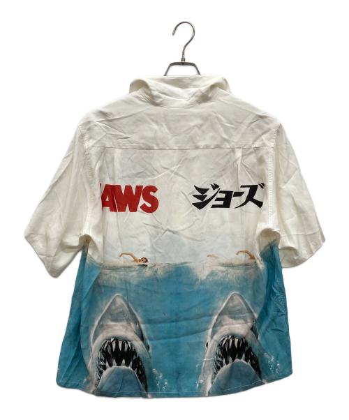 WACKO MARIA（ワコマリア）WACKO MARIA (ワコマリア) 25SS JAWS S S Hawaiian SHIRT　ハワイアンシャツ ホワイト サイズ:Mの古着・服飾アイテム