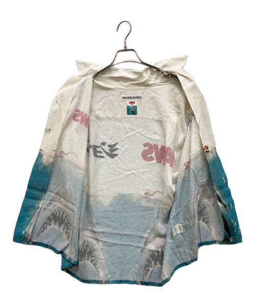 WACKO MARIA（ワコマリア）WACKO MARIA (ワコマリア) 25SS JAWS S S Hawaiian SHIRT　ハワイアンシャツ ホワイト サイズ:Mの古着・服飾アイテム