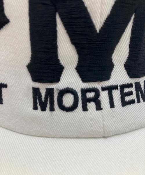SAINT MICHAEL（セントマイケル）SAINT MICHAEL (セントマイケル) 23SSPMS 刺繍 キャップ ホワイトの古着・服飾アイテム