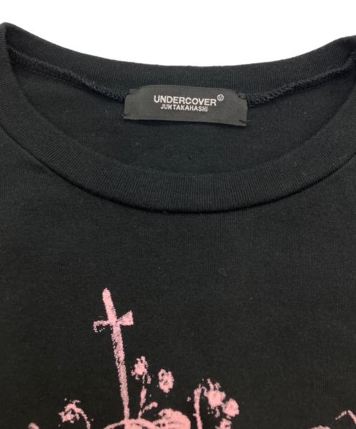 UNDERCOVER（アンダーカバー）UNDERCOVER (アンダーカバー) THE END OF A PERFECT DAY クロップド半袖Tシャツ ブラック サイズ:2の古着・服飾アイテム