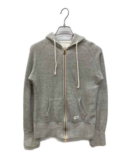 St.cecilia（セントセシリア）St.cecilia (セントセシリア) フルジップパーカー グレー サイズ:Mの古着・服飾アイテム
