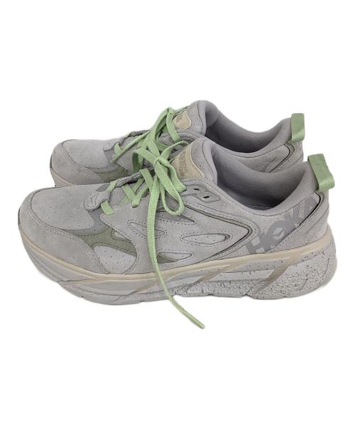 HOKAONEONE（ホカオネオネ）HOKAONEONE (ホカオネオネ) UNISEX CLIFTON L SUEDE　クリフトン L スエード　ローカットスニーカー グレー サイズ:25.5の古着・服飾アイテム