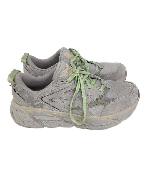HOKAONEONE（ホカオネオネ）HOKAONEONE (ホカオネオネ) UNISEX CLIFTON L SUEDE　クリフトン L スエード　ローカットスニーカー グレー サイズ:25.5の古着・服飾アイテム