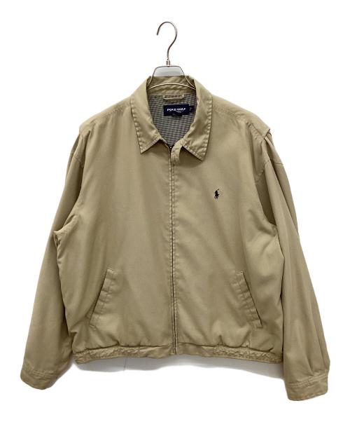 POLO GOLF（ポロ ゴルフ）POLO GOLF (ポロ ゴルフ) スイングトップ ベージュ サイズ:XLの古着・服飾アイテム