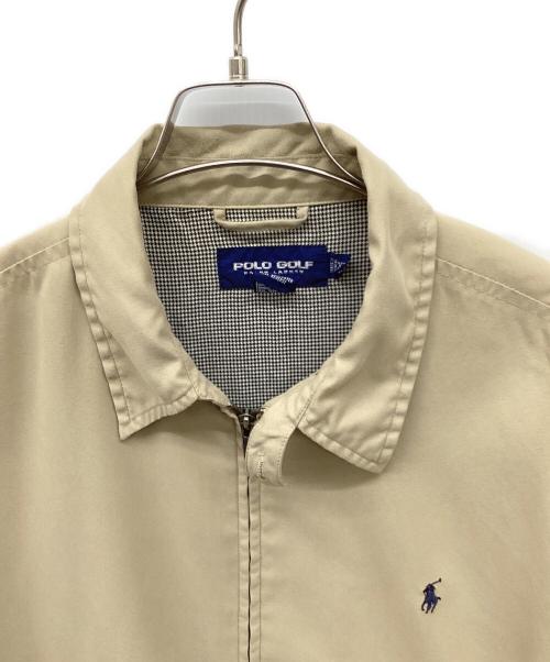 POLO GOLF（ポロ ゴルフ）POLO GOLF (ポロ ゴルフ) スイングトップ ベージュ サイズ:XLの古着・服飾アイテム