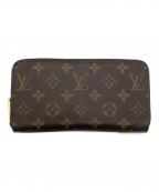 LOUIS VUITTONルイ ヴィトン）の古着「ジッピー ウォレット モノグラム 長財布」｜ブラウン